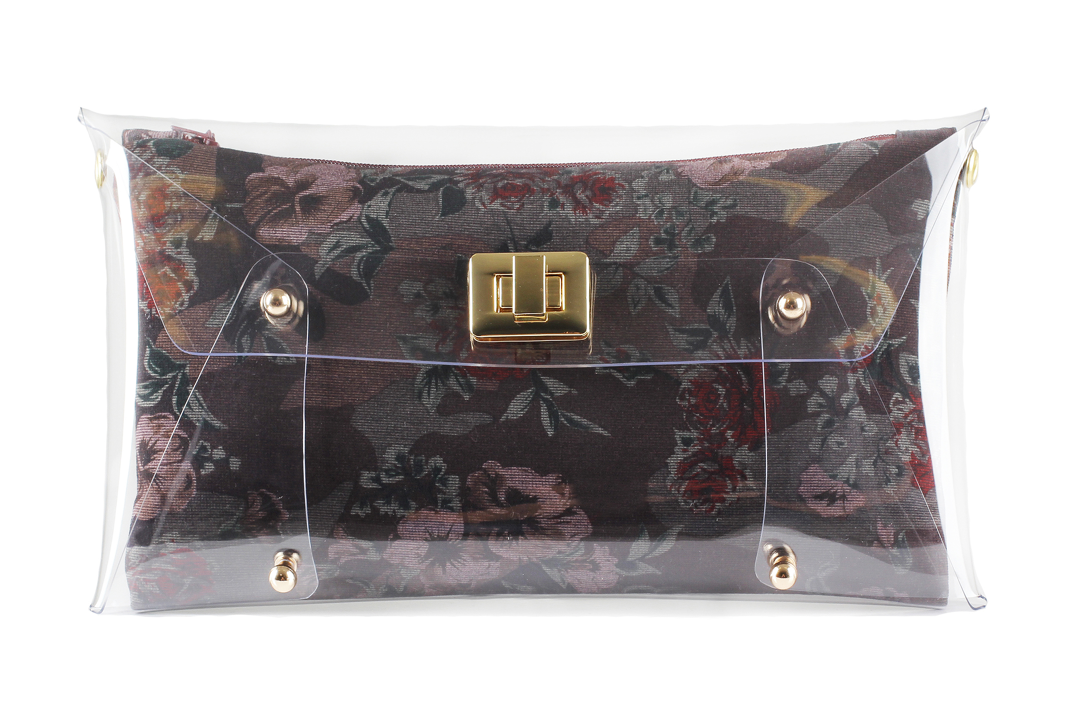 Violet Flowers Clutch bag by Mardre – Evening clutch bags online